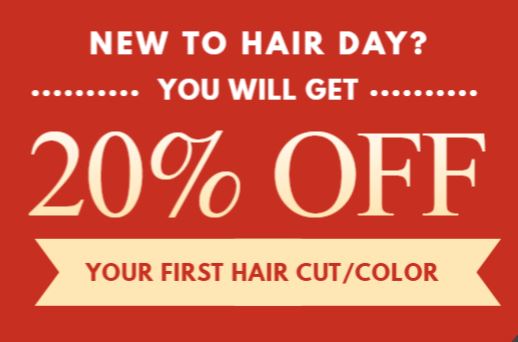 Salon offer for new customers